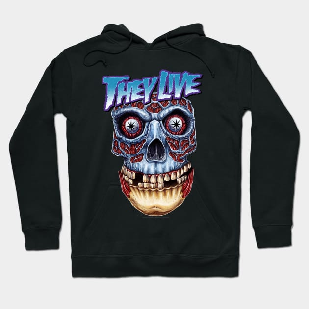 They live Hoodie by PeligroGraphics